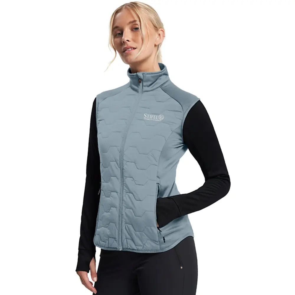 Cutter & Buck Women's Tenson Txlite Solvik Recycled Hybrid Midlayer Vest