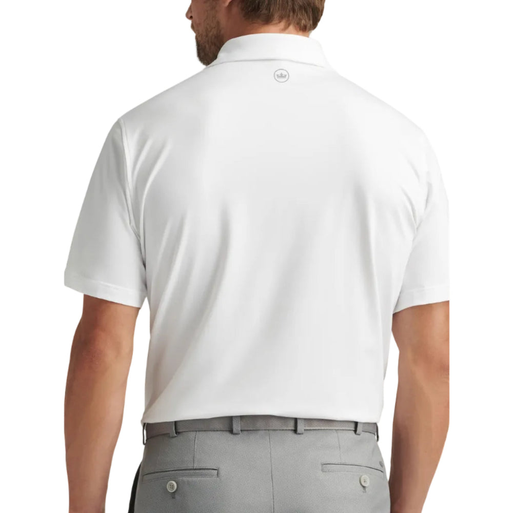 Peter Millar Men's Solid Performance Polo - Self Collar