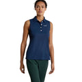 Peter Millar Women’s Banded Sport Mesh Sleeveless Button Polo